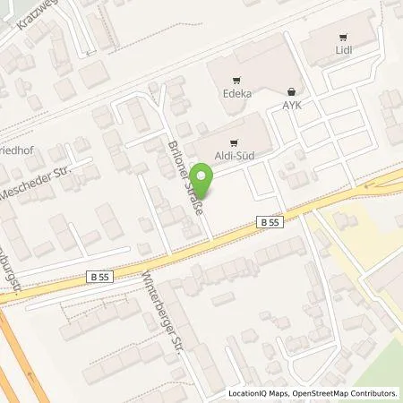 Standortübersicht der Tankstelle ALDI SÜD Immobilienverwaltungs-GmbH & Co. oHG in 51109 Köln