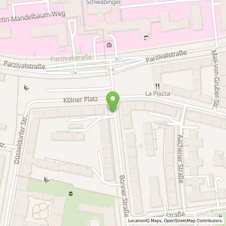 Standortübersicht der Tankstelle SWM Versorgungs GmbH in 80804 München