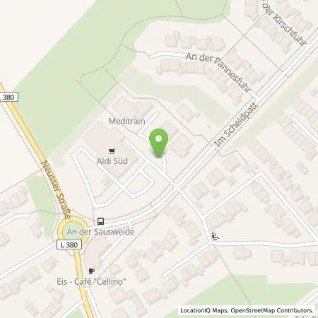 Standortübersicht der Tankstelle ALDI SÜD Immobilienverwaltungs-GmbH & Co. oHG in 41542 Dormagen