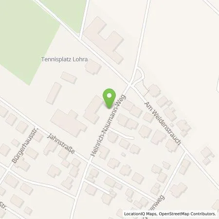 Standortübersicht der Tankstelle Erneuerbare für Marburg-Biedenkopf GmbH & Co. KG in 35102 Lohra