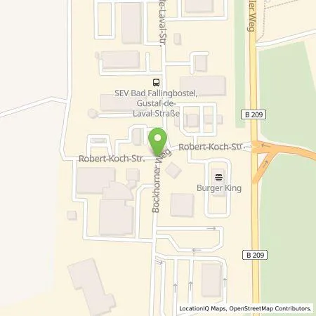 Standortübersicht der Tankstelle Fastned Deutschland GmbH & Co. KG in 29683 Bad Fallingbostel