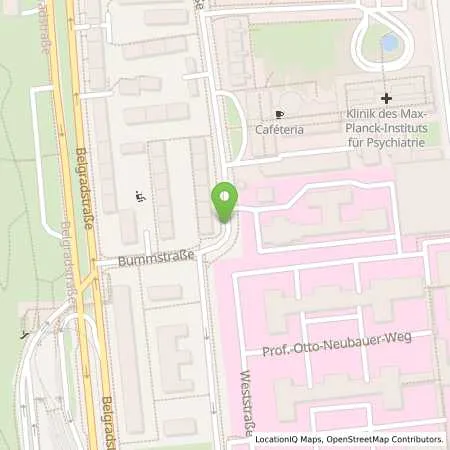 Standortübersicht der Tankstelle SWM Versorgungs GmbH in 80804 München