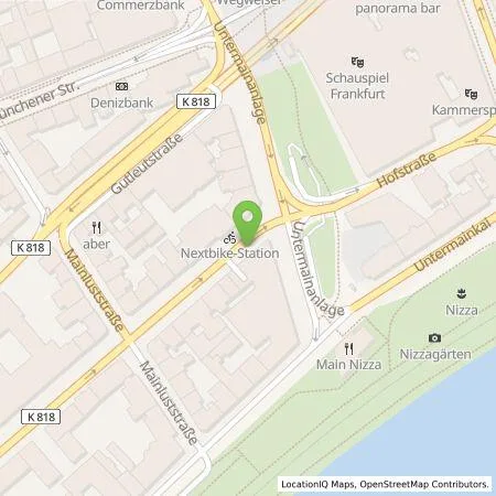 Standortübersicht der Tankstelle Mainova AG in 60329 Frankfurt am Main