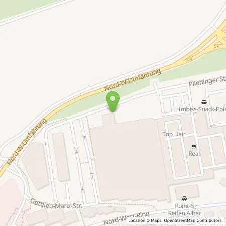 Standortübersicht der Tankstelle amperio GmbH in 70794 Filderstadt