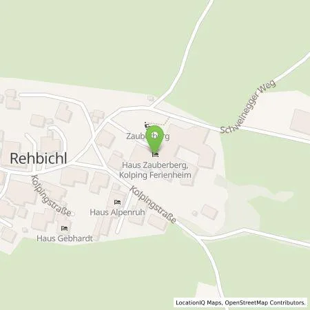 Standortübersicht der Tankstelle Ladegrün! eG in 87459 Pfronten