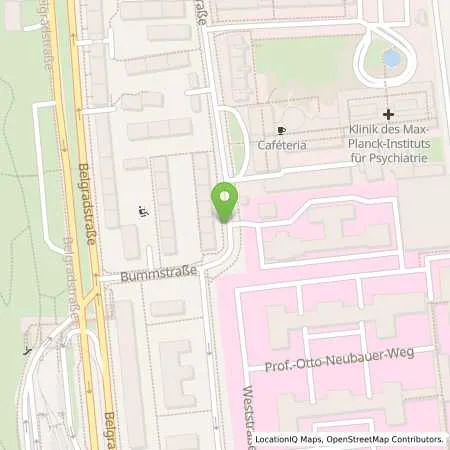 Standortübersicht der Tankstelle SWM Versorgungs GmbH in 80804 München