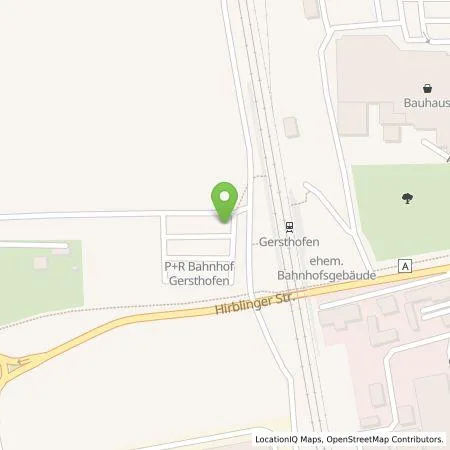 Standortübersicht der Tankstelle Stadt Gersthofen in 86368 Gersthofen