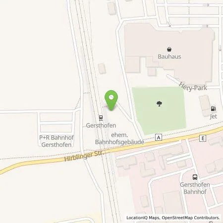 Standortübersicht der Tankstelle Stadt Gersthofen in 86368 Gersthofen