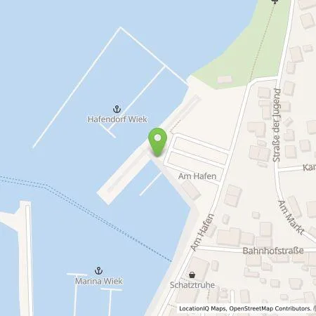 Standortübersicht der Tankstelle Wieker Hotel & Gastronomie GmbH & Co. KG in 18556 Wiek