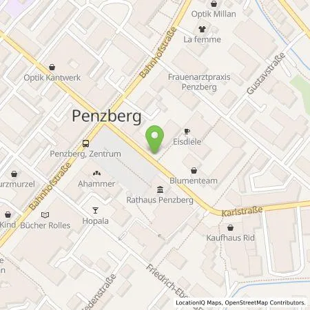Standortübersicht der Tankstelle Kommunalunternehmen Stadtwerke Penzberg in 82377 Penzberg
