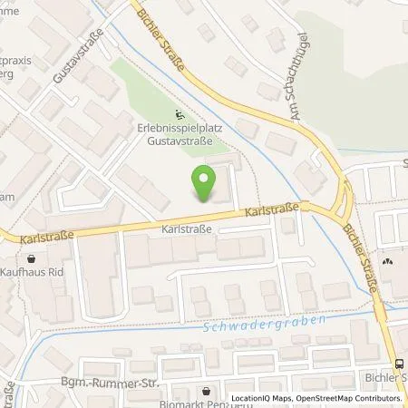 Standortübersicht der Tankstelle Kommunalunternehmen Stadtwerke Penzberg in 82377 Penzberg