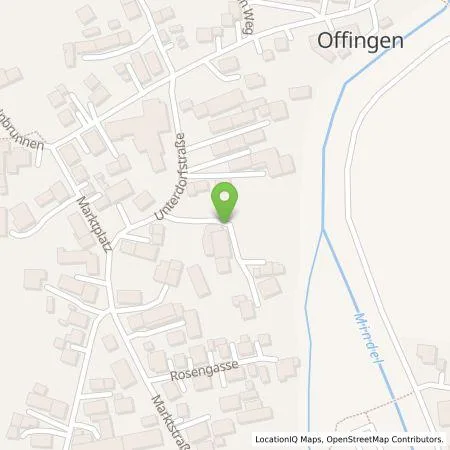 Standortübersicht der Tankstelle Thomas Weikert Einzelunternehmer in 89362 Offingen