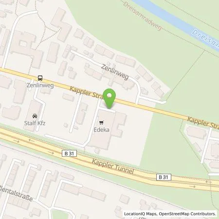 Standortübersicht der Tankstelle Ladepark Südbaden GmbH & Co. KG in 79117 Freiburg