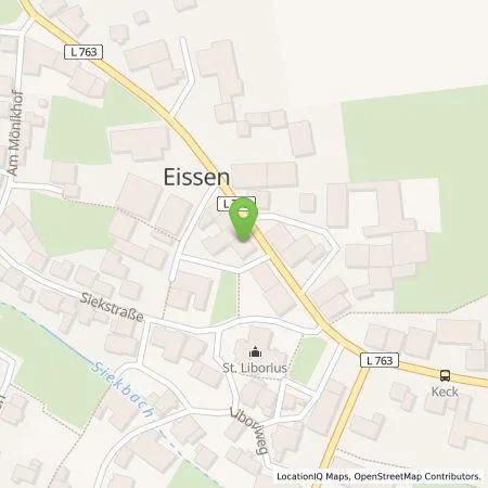 Standortübersicht der Tankstelle Stefan Zwilling in 34439 Eissen