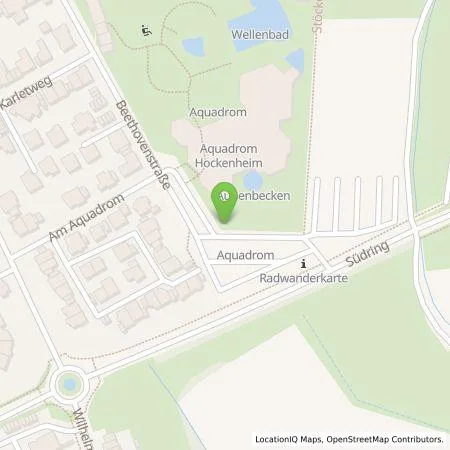 Standortübersicht der Tankstelle Stadtwerke Hockenheim in 68766 Hockenheim