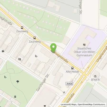 Standortübersicht der Tankstelle SWM Versorgungs GmbH in 80805 München