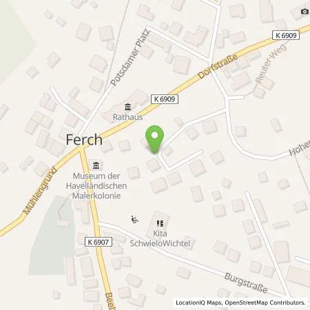 Standortübersicht der Tankstelle Michael Henze in 14548 Schwielowsee