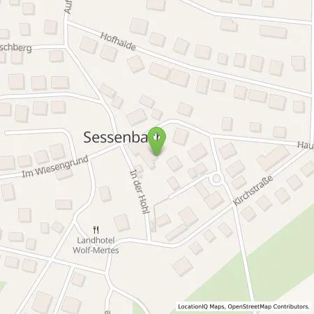 Standortübersicht der Tankstelle Robert Lück in 56237 Sessenbach