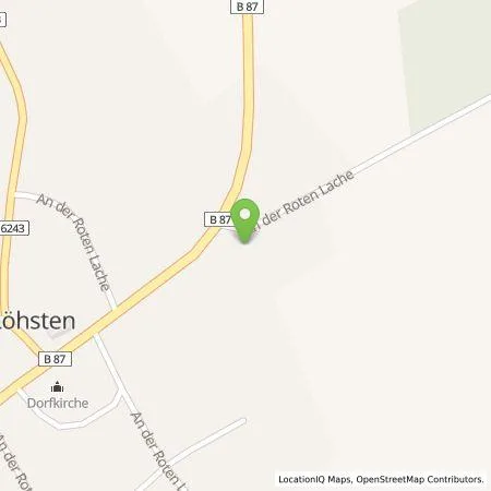 Standortübersicht der Tankstelle Harald Schmoldt in 04916 Herzberg (Elster) OT Löhsten