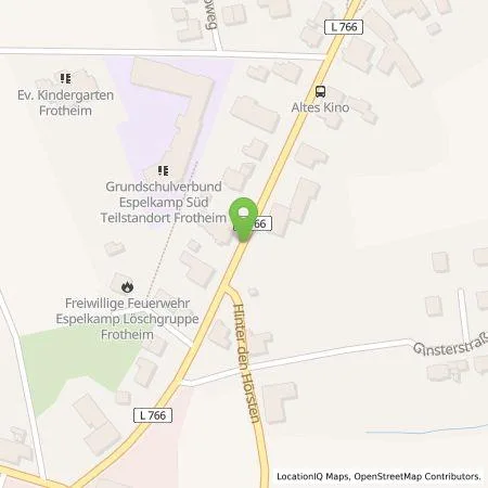 Standortübersicht der Tankstelle Michael Rose in 32339 Espelkamp