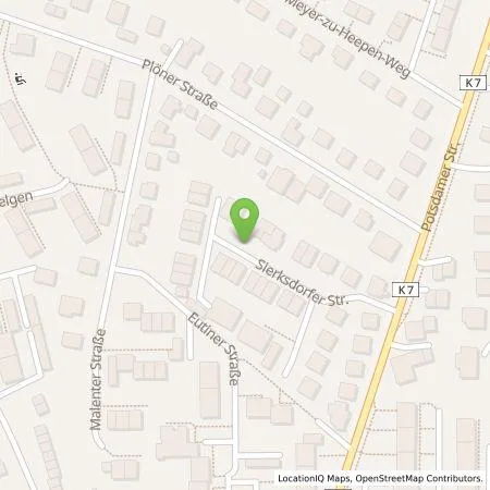 Standortübersicht der Tankstelle Mike Mensenkamp in 33719 Bielefeld