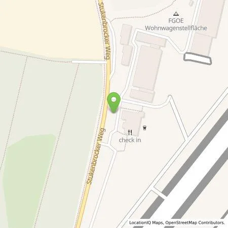 Standortübersicht der Tankstelle Stadtwerke Oerlinghausen GmbH in 33813 Oerlinghausen