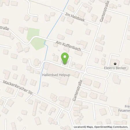 Standortübersicht der Tankstelle Stadtwerke Oerlinghausen GmbH in 33813 Oerlinghausen