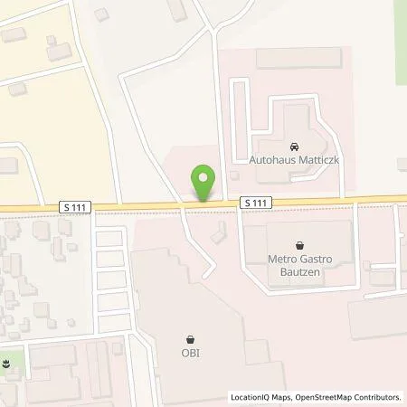 Standortübersicht der Tankstelle AKF Fahrzeugteile GmbH in 02625 Bautzen