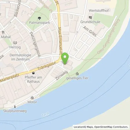 Standortübersicht der Tankstelle Wasserburger Energie GmbH in 83512 Wasserburg a. Inn