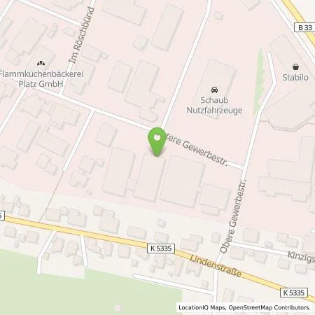 Standortübersicht der Tankstelle Betten-ABC GmbH in 77791 Berghaupten