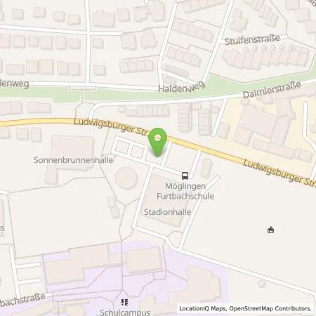 Standortübersicht der Tankstelle Gemeinde Möglingen in 71696 Möglingen
