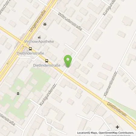 Standortübersicht der Tankstelle SWM Versorgungs GmbH in 80805 München