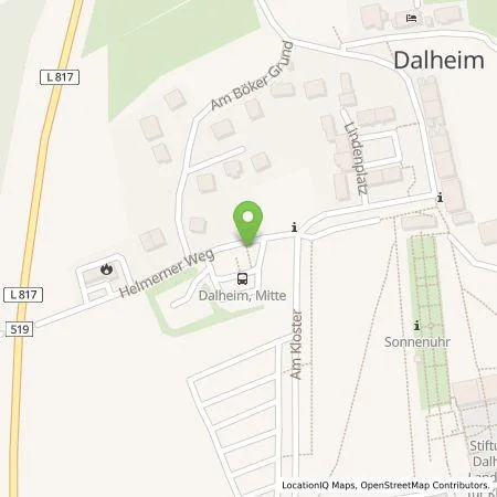 Standortübersicht der Tankstelle Stadtwerke Lichtenau GmbH in 33165 Lichtenau