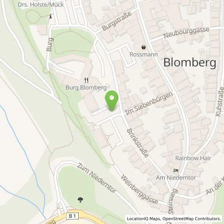 Standortübersicht der Tankstelle Blomberger Versorgungsbetriebe GmbH in 32825 Blomberg