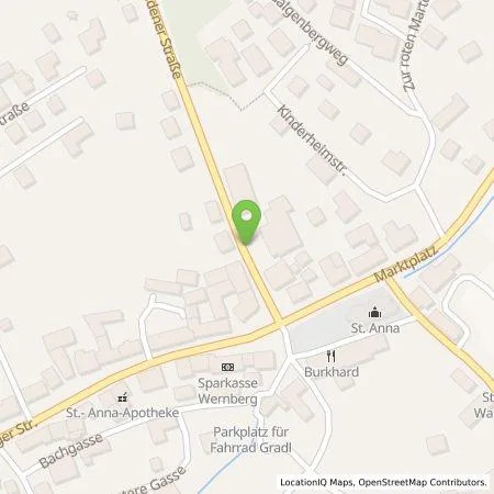 Standortübersicht der Tankstelle Autohaus Götz Inh. Held in 92533 Wernberg Köblitz