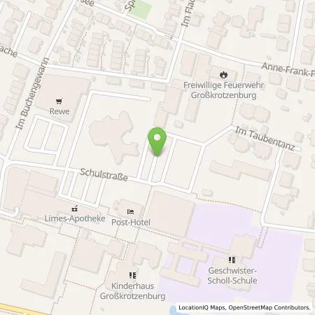 Standortübersicht der Tankstelle Gemeindewerke Großkrotzenburg GmbH in 63538 Großkrotzenburg