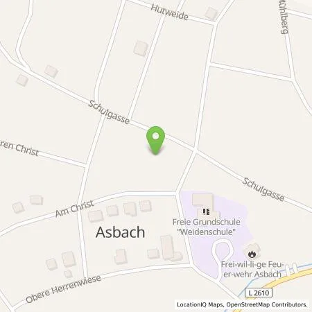 Standortübersicht der Tankstelle Reinhold Mendritzki Gewerbepark GmbH & Co.KG in 98574 Schmalkalden