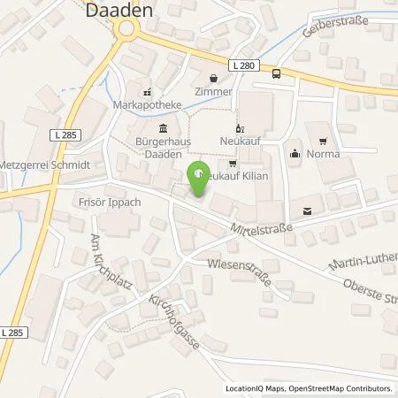 Standortübersicht der Tankstelle Hotel Gasthof Koch GmbH & Co. KG in 57567 Daaden