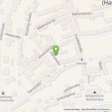 Standortübersicht der Tankstelle Stadtwerke Blankenburg GmbH in 38889 Blankenburg