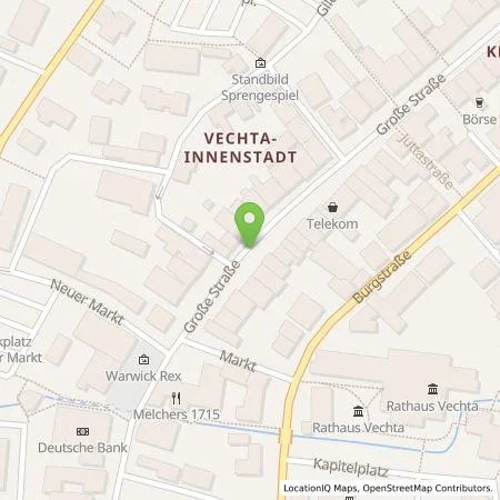 Standortübersicht der Tankstelle Wasserwerk Vechta - Eigenbetrieb Stadt Vechta in 49377 Vechta