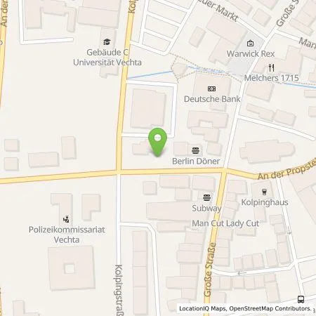 Standortübersicht der Tankstelle Wasserwerk Vechta - Eigenbetrieb Stadt Vechta in 49377 Vechta