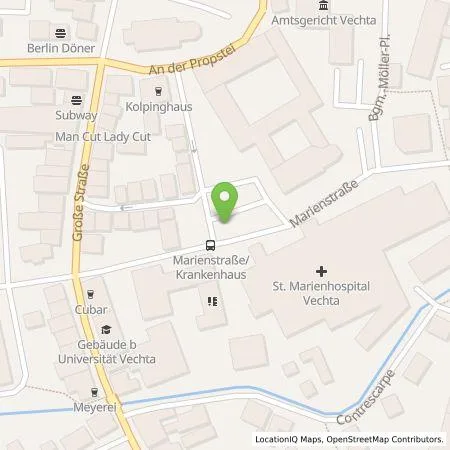 Standortübersicht der Tankstelle Wasserwerk Vechta - Eigenbetrieb Stadt Vechta in 49377 Vechta