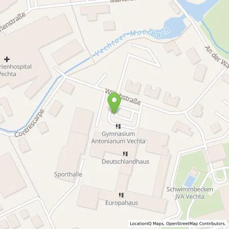 Standortübersicht der Tankstelle Wasserwerk Vechta - Eigenbetrieb Stadt Vechta in 49377 Vechta