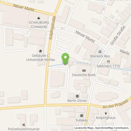 Standortübersicht der Tankstelle Wasserwerk Vechta - Eigenbetrieb Stadt Vechta in 49377 Vechta