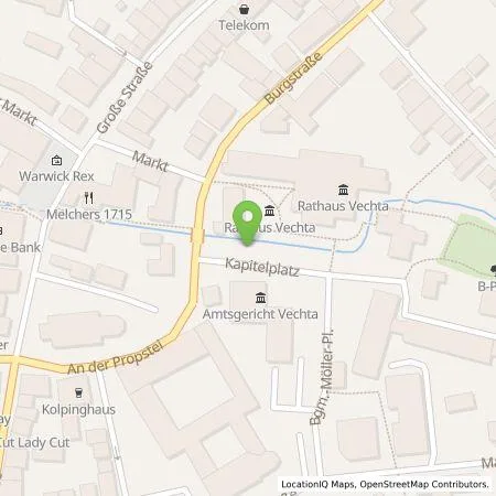 Standortübersicht der Tankstelle Wasserwerk Vechta - Eigenbetrieb Stadt Vechta in 49377 Vechta