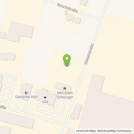 Standortübersicht der Tankstelle SLP Vermietung und Verpachtung e.K. in 85084 Reichertshofen