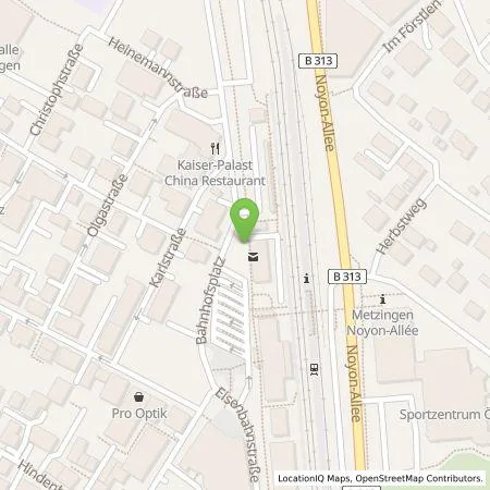 Standortübersicht der Tankstelle Metzingen connect GmbH in 72555 Metzingen