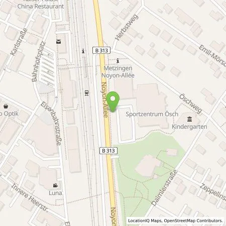 Standortübersicht der Tankstelle Metzingen connect GmbH in 72555 Metzingen