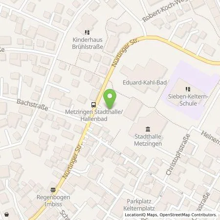 Standortübersicht der Tankstelle Metzingen connect GmbH in 72555 Metzingen