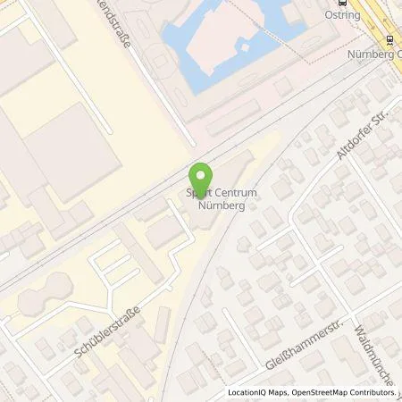 Standortübersicht der Tankstelle Sportcentrum Nürnberg GmbH in 90482 Nürnberg